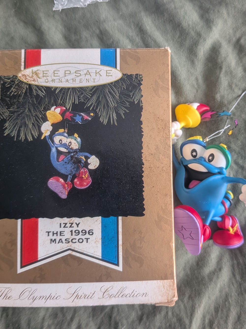 Hallmark Keepsake Christmas Ornament IZZY THE 1996 MASCOT Atlanta Olympics